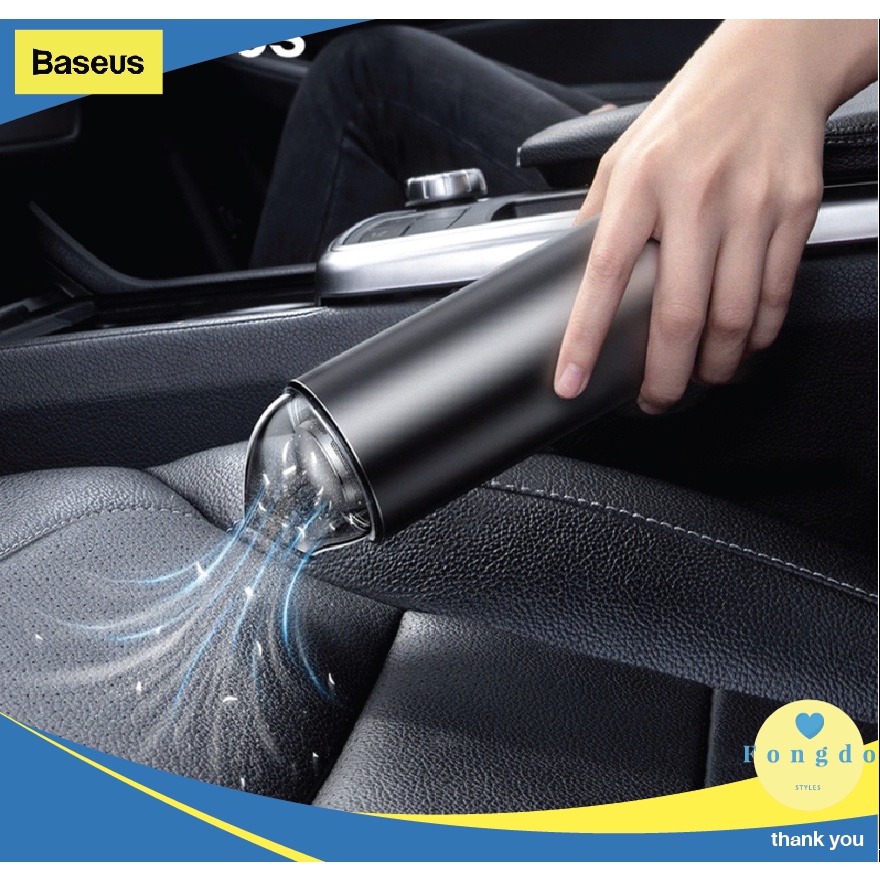 [ถูกแท้/ส่งเร็วมาก🇹🇭]Baseus เครื่องดูดฝุ่นอเนกประสงค์ 15000Pa แบบพกพา Portable Car Vacuum Cleaner Handheld Cleaning