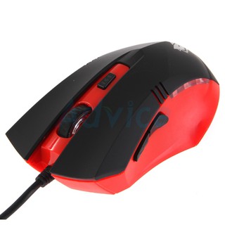 USB Optical Mouse NUBWO (NM-10 LUCIEN) Black/Red