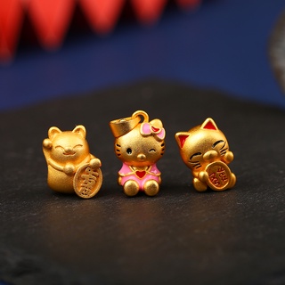เครื่องประดับ จี้ลูกปัด รูปแมวนําโชค พร้อมจี้หยดน้ํามัน diy