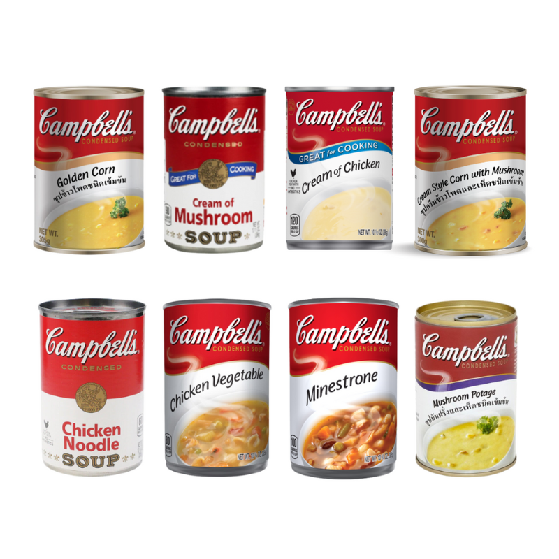Campbell's แคมเบลล์ ซุปชนิดเข้มข้น ขนาด 298-305 กรัม (เลือกรสได้)