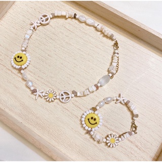 Mardimidi- Darling necklace สร้อยหินหน้ายิ้ม