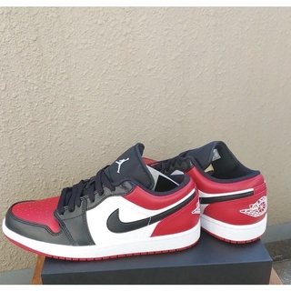 Nike Air Jordan 1 Low Bred Toe ของใหม่ ของแท้100% มีกล่องป้ายครบ ดูตาราง size ได้ที่รูปภาพครับ