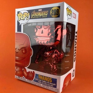 Funko POP Thanos Red Chrome Exclusive Avengers Infinity War 289