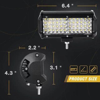 ไฟสปอร์ตไลท์LED SPOTBEAM US 72w 120W 144w ไฟสปอร์ตไลท์รถยนต์ไฟหน้ารถ ไฟท้าย ไฟช่วยตัดหมอก 12V-24VเเสงขาวSpotlight SUV ขน