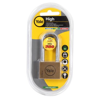 กุญแจลูกปืน YALE BD40L 40 มม.YALE 40MM BD40L PB PADLOCK