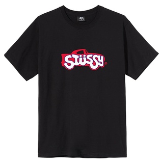 เสื้อยืดแขนสั้น พิมพ์ลายโลโก้รถยนต์ Stussy Gasser สําหรับผู้ชาย และผู้หญิง