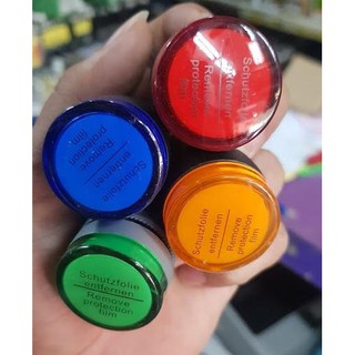 Pilot lamp แลมป์หน้าตู้ ไฟโชว์หน้าตู้ 4สี 220VAC 22มิล LED 1ชุด มี สีแดง1 สีเขียว1 สีน้ำเงิน1 สีเหลือง1 ราคาสุดพิเศษ