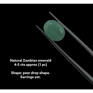 zambian emerald oval  shape (4.0cts) รูปไข่มรกตแซมเบีย (4.0cts)