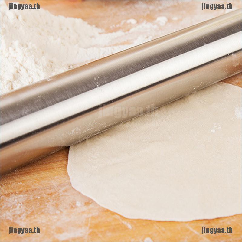YS Stainless Steel Rolling Pin Metal Rolling Pin for Bakers Cookie ...