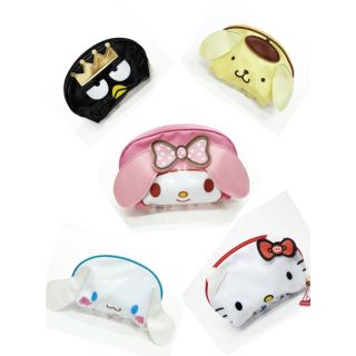 กระเป๋าใส่เครื่องสำอางค์ Sanrio Character ทรงครึ่งวงกลม​ กันน้ำ​ พร้อมส่ง