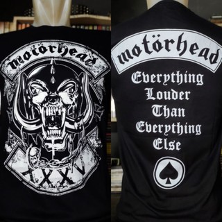 เสื้อเชิ้ต Motorhead สไตล์พังก์เสื้อเพลง