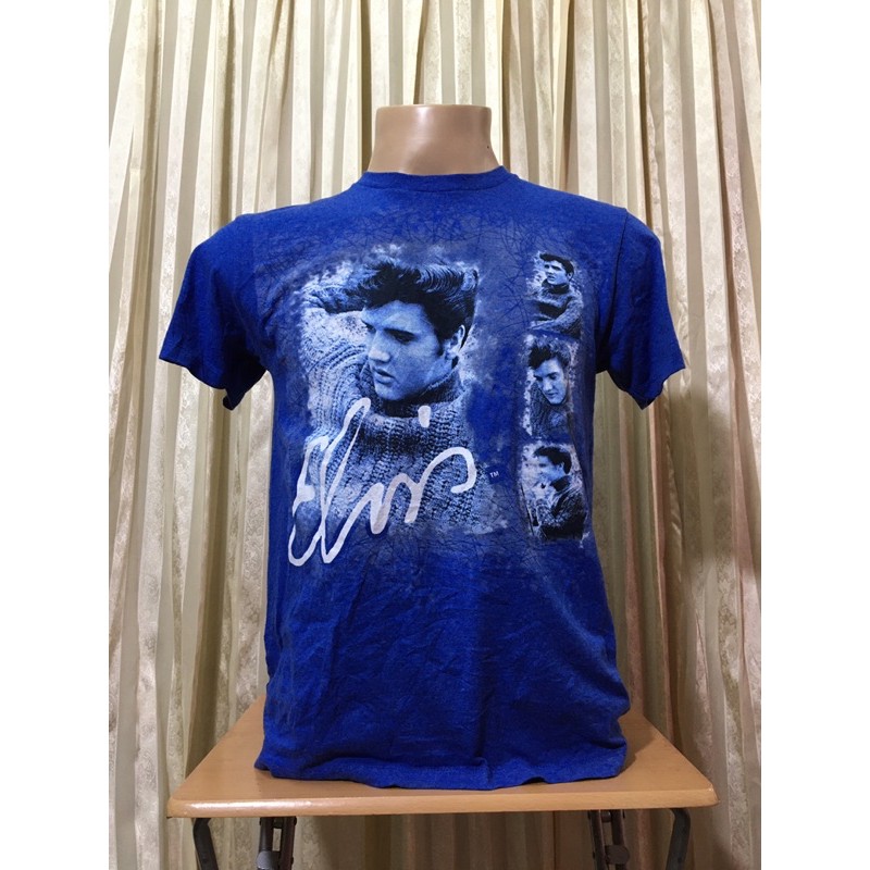 เสื้อวงมือสอง ELVIS PRESLEY Size M มือ2