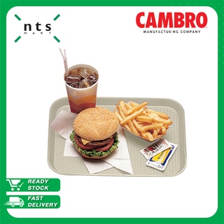 Cambro Fast Food Tray ถาดเสิร์ฟอาหาร สีเบจ รุ่น 1418FF-106