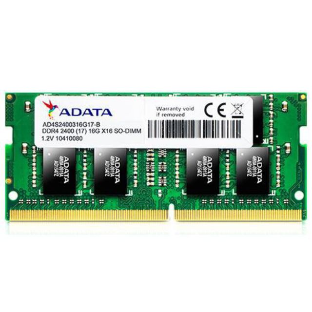ADATA RAMมือสอง สภาพ95% ติดมากับNOTEBOOK DDR4 4GB BUS2400MHz ส่งฟรี