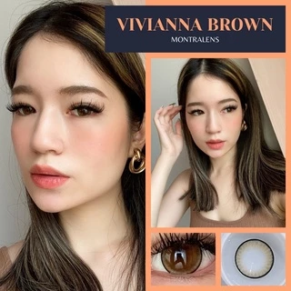 คอนแทคเลนส์🌈Vivianna🌈 Brown / Gray / Black (Montra) ขนาดบิ๊กอาย💖
