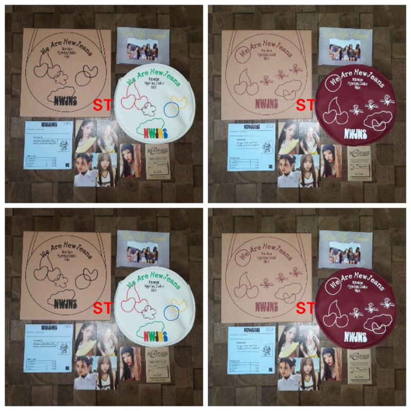 READY - Sharing Unpengment Album New Jeans 1st EP Bag Version Limited Edition Pin Up Book Photocard 