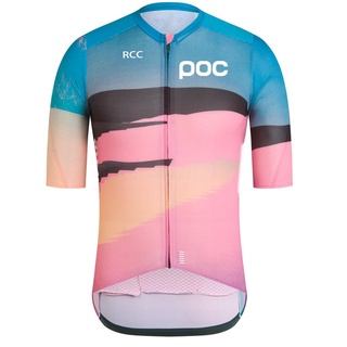 [BestJersey] Rcc POC เสื้อปั่นจักรยาน ระบายอากาศ สีสันสดใส ผู้ชาย ฤดูร้อน ป้องกันรังสียูวี จักรยานเสือหมอบ ทีมจักรยาน