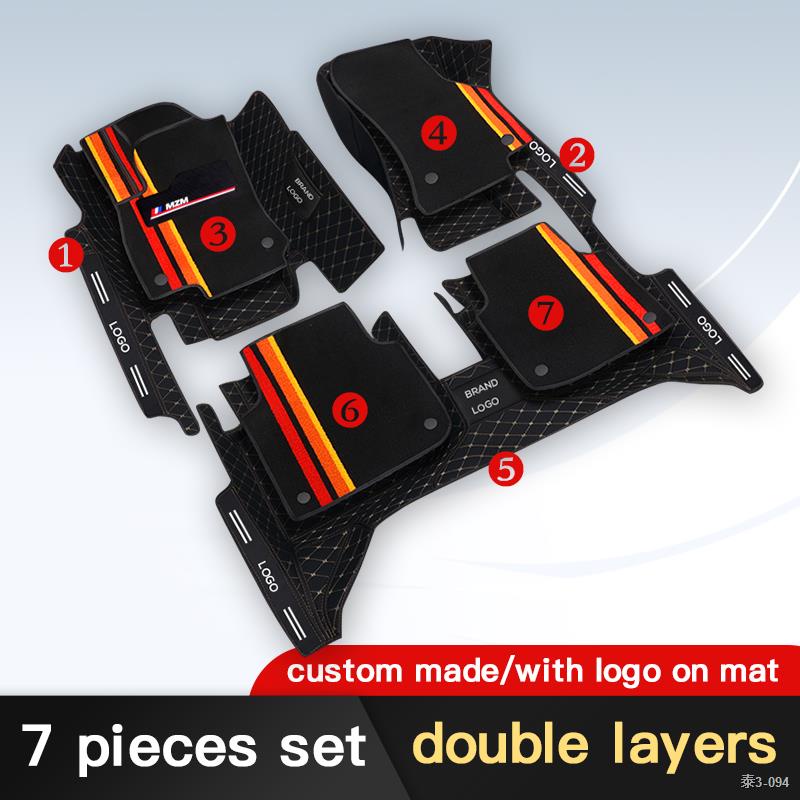 ☒Custom Fit Car Floor Mat Accessories Interior ECO Leather For Most Car