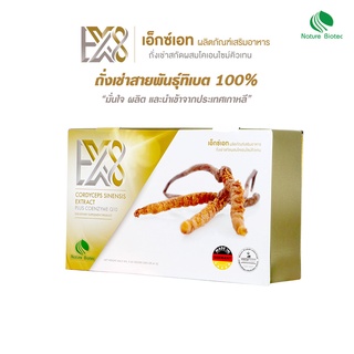 NATURE BIOTEC เนเจอร์ไบโอเทค / EX8 เอ็กซ์เอท (30 แคปซูล) 3 กล่อง ถั่งเช่าทิเบต มาตรฐานเยอรมนี