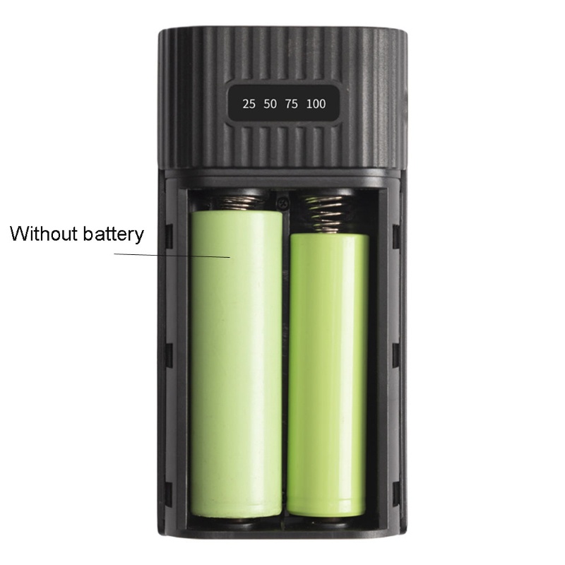 เคสพาวเวอร์แบงค์ Type C Input Version 2X 18650 18700 21700 Diy Qc3.0 Usb พร้อมหลอดไฟ Led สําหรับโทรศัพท์มือถือ