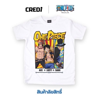 เสื้อยืดผ้าฝ้ายพรีเมี่ยมวันพีซ เสื้อยืดลายการ์ตูน ลิขสิทธิ์ No.241