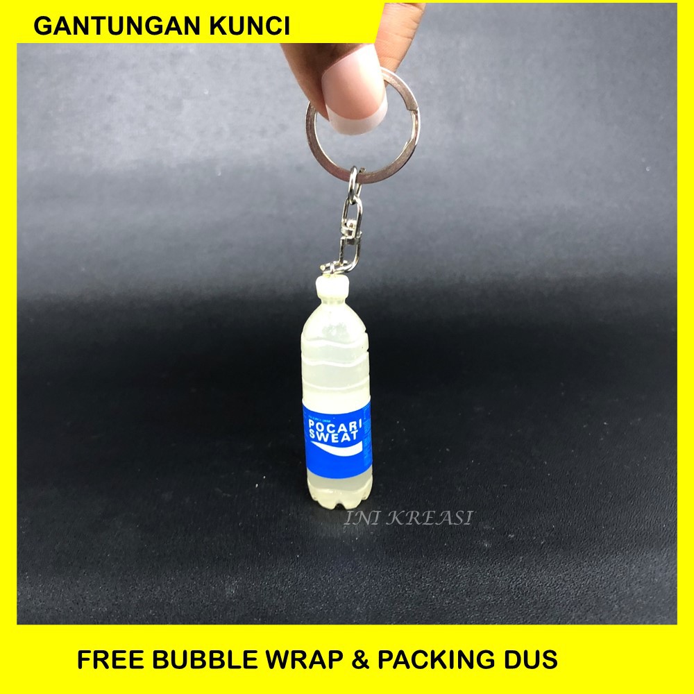 GANTUNGAN KEYCHAIN - MINIATURE KEYCHAIN POCARI SWEAT BOTTLE