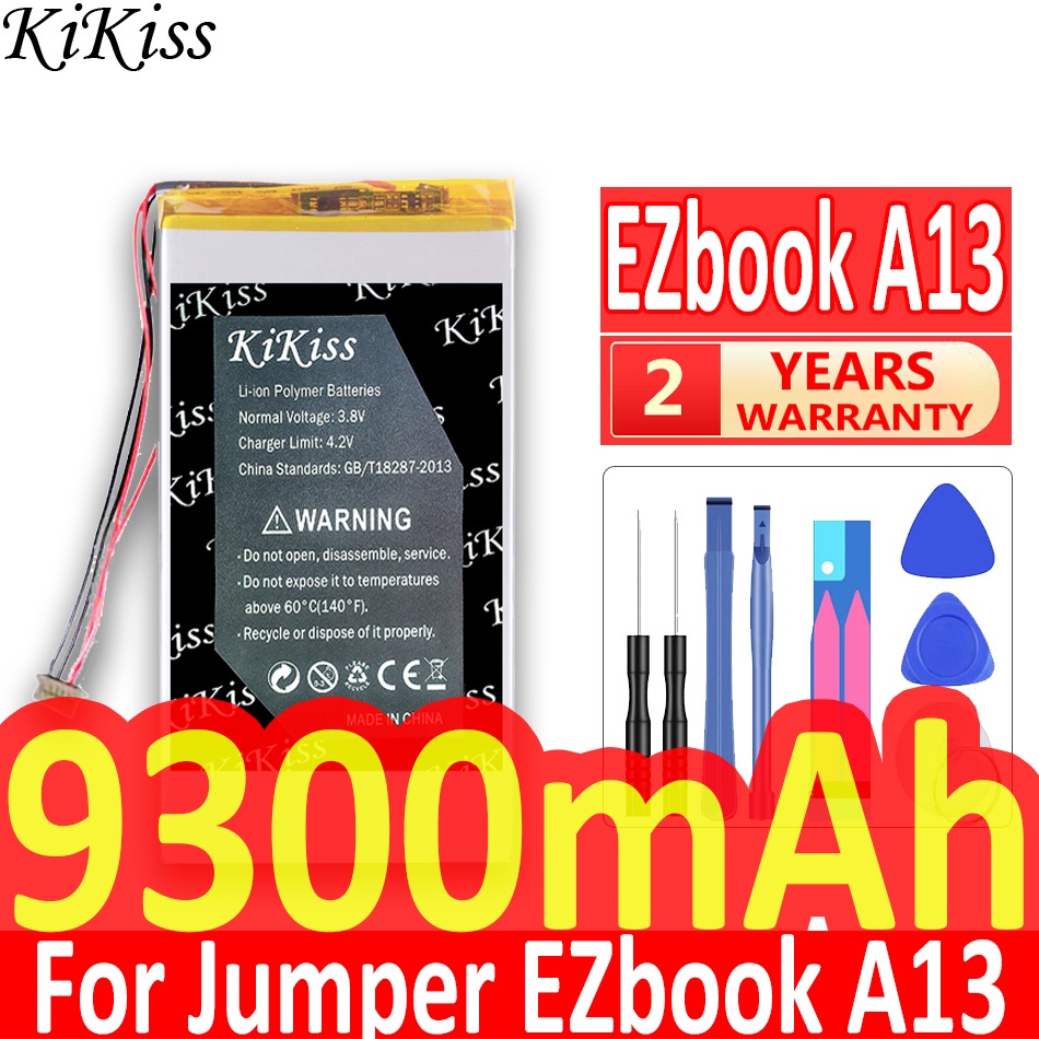 KiKiss Replacement Battery For Jumper EZbook A13 Tablet PC Laptop Batteries + Free Tools