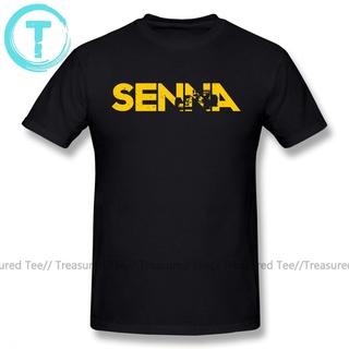 [100% Cotton] เสื้อยืดแขนสั้น ผ้าฝ้าย 100 พิมพ์ลาย Lewis Ayrton Senna โอเวอร์ไซซ์ สไตล์คลาสสิก สําหรับผู้ชาย