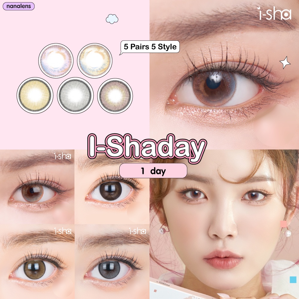 I-SHA รุ่น I-Shaday เลนส์รายวัน(แบ่งขาย) #idollens