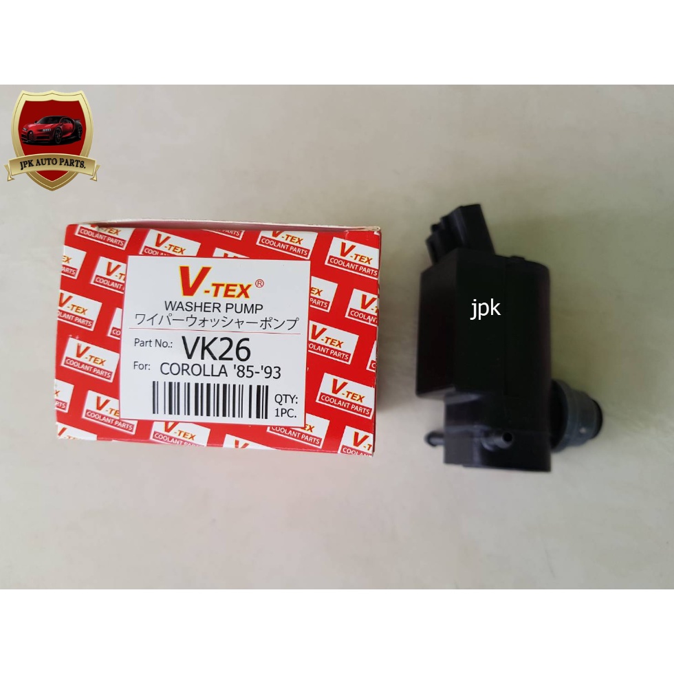 มอเตอร์ฉีดน้ำฝน TOYOTA AE80,AE90,AE92,ปี1985-1993 ไต้หวัน ราคาตัวละ320บาท