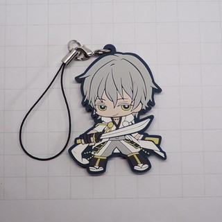 Touken Ranbu ONLINE Tourabu  Tsurumaru Kuninaga Rubber Strap Keychain