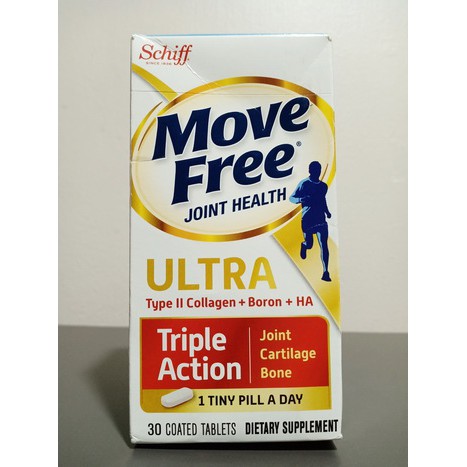 Schiff Move Free Ultra ชนิด 30 เม็ด Exp.01/22 ของแท้ นำเข้าจาก USA ฟรีค่าจัดส่ง