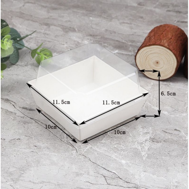 พร้อมส่ง!!กล่องเค้กครึ่ง1/2ปอนด์ฝาใส  ใส่ขนมได้หลากหลายมีหลายแบบ - รูปที่ 7