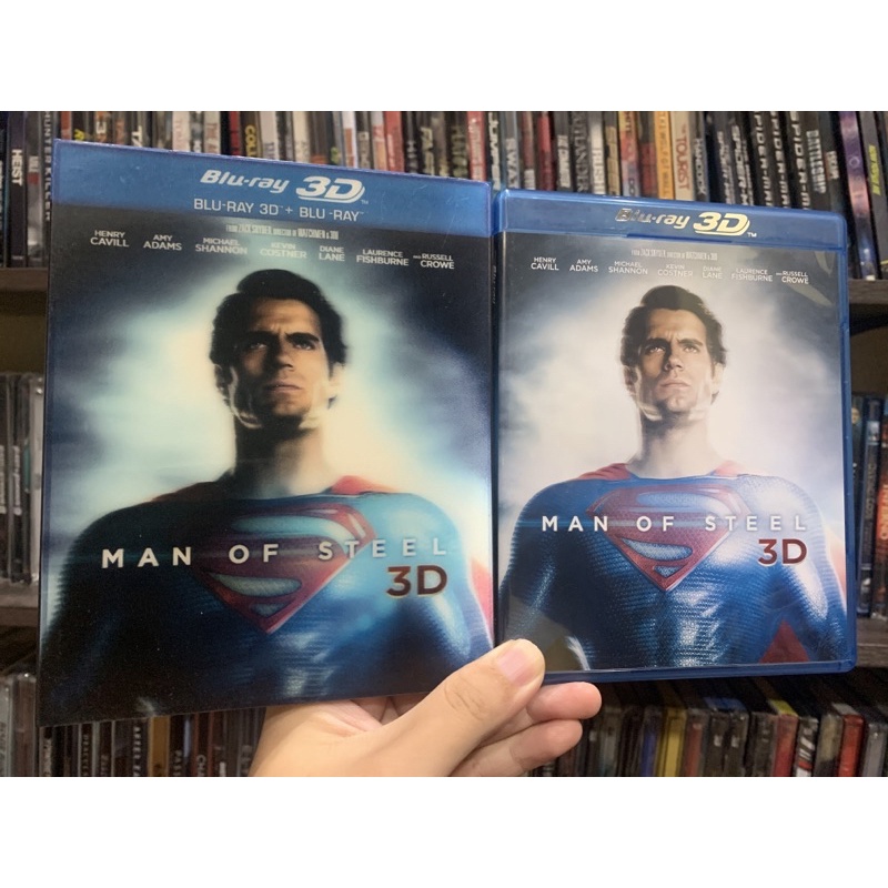 ( 2d+3d ) : Man Of Steel : Blu-ray แท้ ปกสวม 3 มิติ มีเสียงไทย บรรยายไทย มือ 1 และ มือ 2