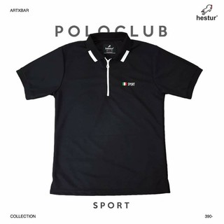 POLOCLUB SPORT - สีดำ