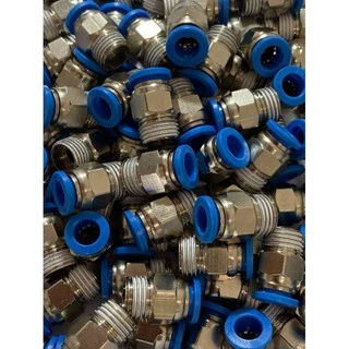 PAMY MPC ข้อต่อลม ข้อต่อลมเกลียวนอก ข้อต่อตรง ข้อต่อลม6mm สินค้าพร้อมส่ง PC PNEUMATIC FITTING