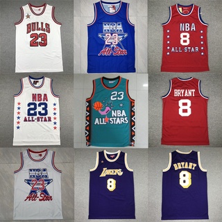 เสื้อกีฬาบาสเก็ตบอลปักลายดาว Nba All Star Michael Jordan Kobe 2003