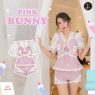 Pink Bunny : BLT เซทเสื้อ+กางเกง สีชมพูสวยหวานละมุน หายากน้า