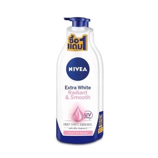 NIVEA Extra White Radiant & Smooth 550 ml. นีเวีย เอ็กซ์ตร้า ไวท์ เรเดียนท์ แอนด์ สมูท