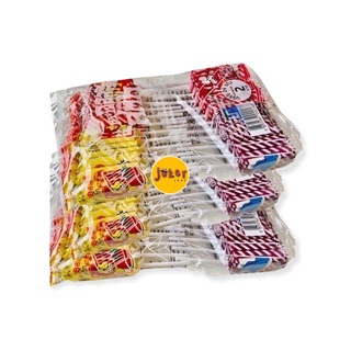 จอลลี่สติ๊ก(24ชิ้น) ขนมเคี้ยวกลิ่นผลไม้ต่างๆ