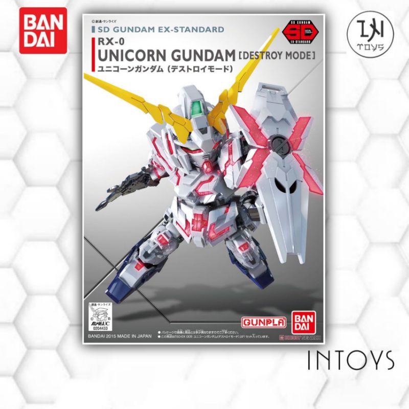 BANDAI - (SD)​ SDEX-STANDARD UNICORN GUNDAM (Gunpla / Gundam Plastic Kits)
