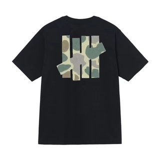 [100% Cotton] Undefeated เสื้อยืดลําลอง แขนสั้น พิมพ์ลายพราง ทรงหลวม สําหรับผู้ชาย และผู้หญิง เหมาะกับการเล่นกีฬา