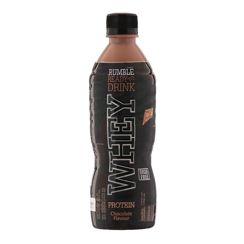 Promotion Free Delivery  Rumble Whey Protein Ready to Drink Chocolate Flavour 500ml.Cash on delivery