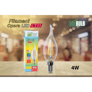 Biobulb หลอดไฟ LED Filament Opera 4 วัตต์ แสงวอร์มไวท์