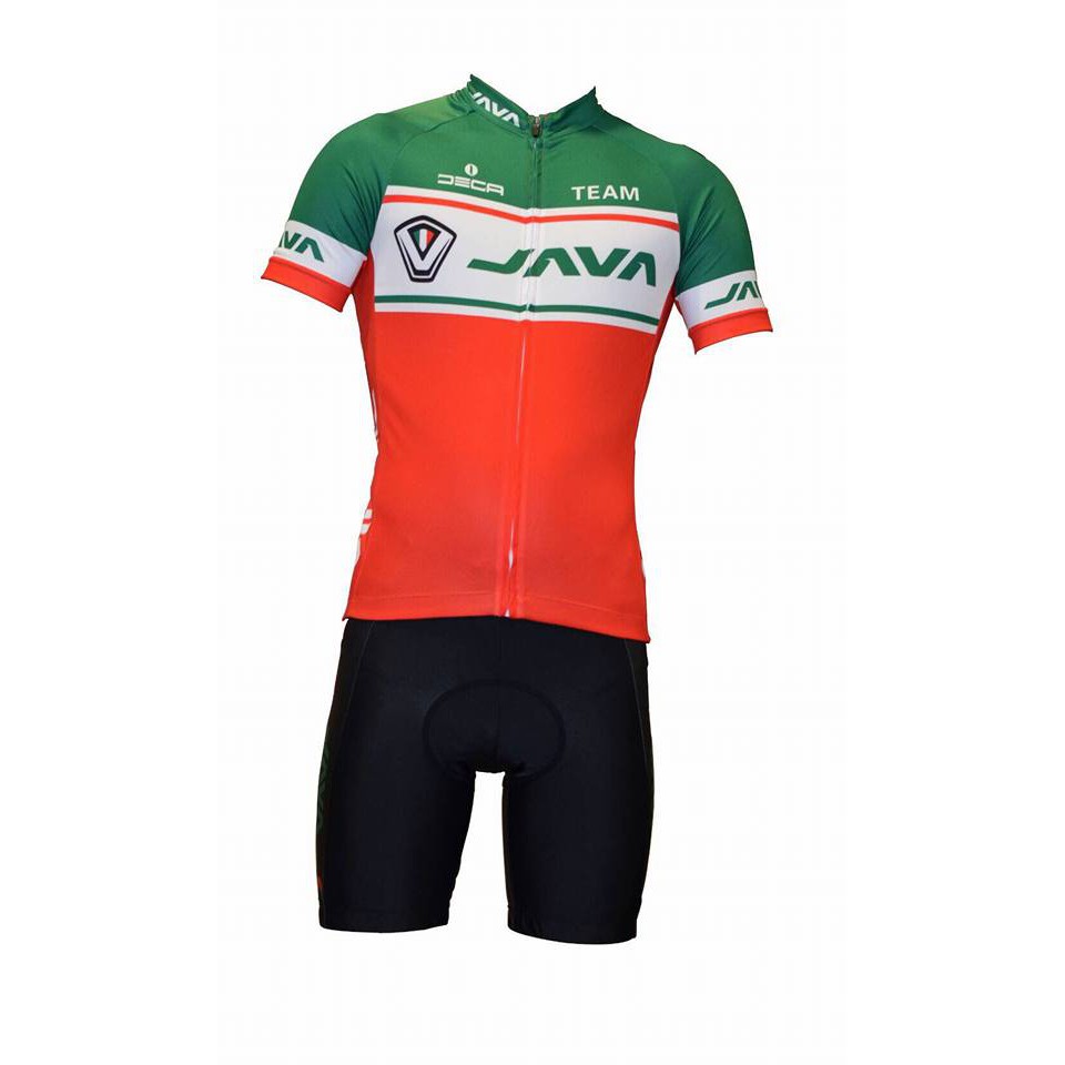 ชุดปั่น เสื้อปั่น จักรยานแขนสั้น JAVA เสื้อจักรยาน เสื้อขี่จักรยาน