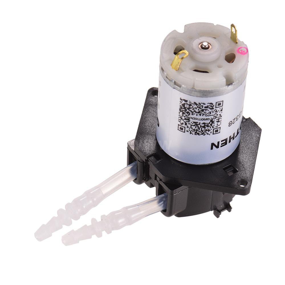 จุด √GROTHEN DC 12V Dosing Pump Peristaltic Pump Mini Water Liquid Pump Peristaltic Tube Head