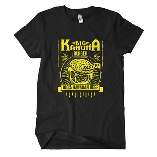 เสื้อยืดลําลอง แขนสั้น พิมพ์ลาย Kahuna Burger M2 Pulp Travolta Cult Fun Fiction Tarantino Movie DadS Prsent Family สไตล