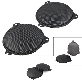 Black Motorcycle Front Speaker Mesh Grills for Harley Davidson Electra Glide 2014-2018 FLHT/X/CU/K fairing speaker cloth