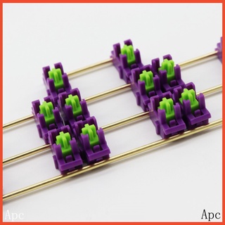 Lumia อุปกรณ์ขาตั้งสําหรับซ่อมแซมแป้นพิมพ์คีย์บอร์ด Purple green satellite shaft fixing plate for Mechanical Keyboard
