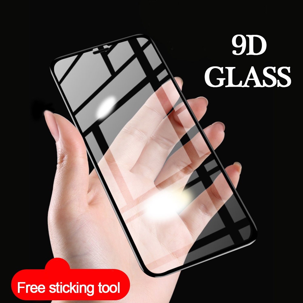 8DQ 9D GLASSป้องกันหน้าจอกระจกนิรภัยสําหรับRealme C11 C12 C15 C17 C2 C20 C21 C25 C3 C3i Narzo 20 Pro